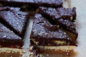 Chocolate-Pecan Shortbread Bars