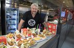 Chef Guy Fieri at his Chicken Guy! restaurant at Disney Springs, Florida