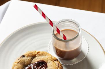 Chocolate Malted Milk and a Chocolate Chip Cookie