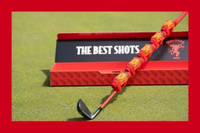 Fireball Whiskey branded golf club.