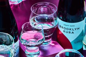 BROOKLYN KURA sake in bottles and glasses