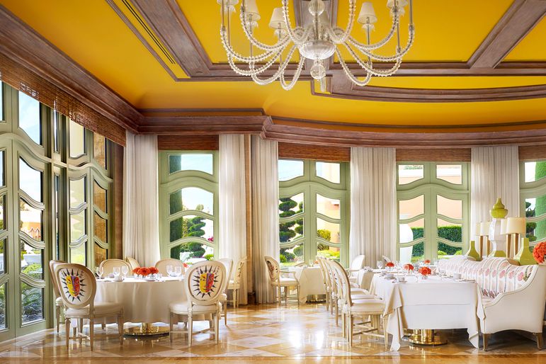 An interior dining room view from Wynn Las Vegas