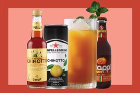 Lurisia chinotto, Sanpellegrino chinotto, a chinotto drink and Stappi chinotto.