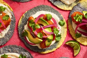 MASA-BATTERED FISH TACOS WITH CITRUS- PICKLED ONIONS