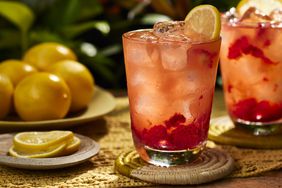 MEYER LEMON AND STRAWBERRY CAIPIRINHA