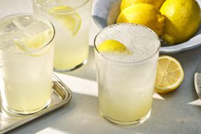 Seltzer with Lemon and Sea Salt