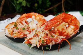 Shrimp dish at Tatonka in Phuket, Thailand