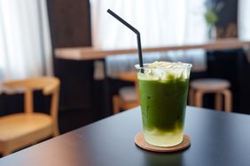 A matcha lemonade.